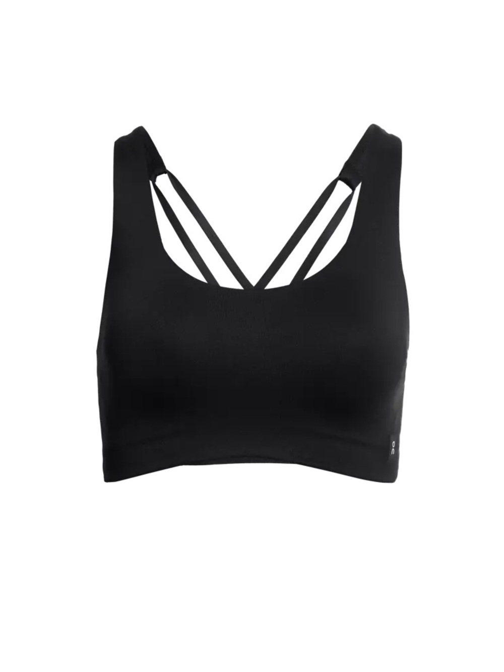 On Seamless Black Strappy Active Bra